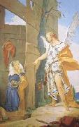 Giovanni Battista Tiepolo Sarah and the Archangel (mk08) Sweden oil painting artist